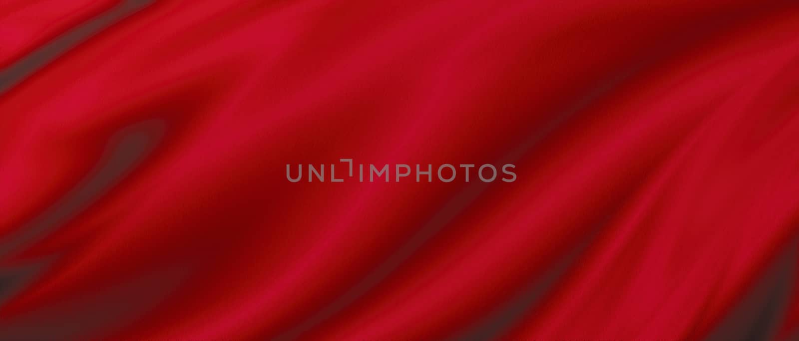 Red luxury fabric background with copy space