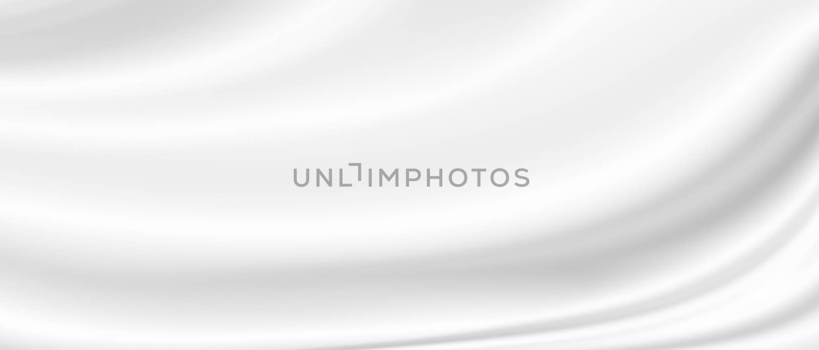 White luxury fabric background with copy space