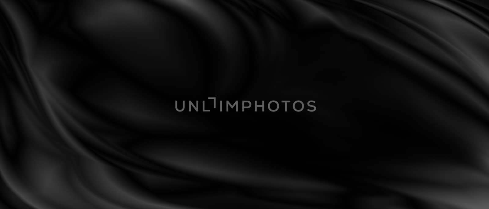 Black luxury fabric background with copy space by Myimagine