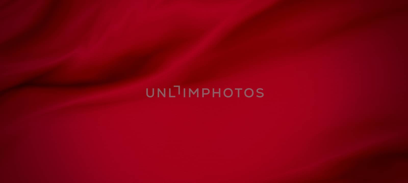 Red luxury fabric background with copy space by Myimagine