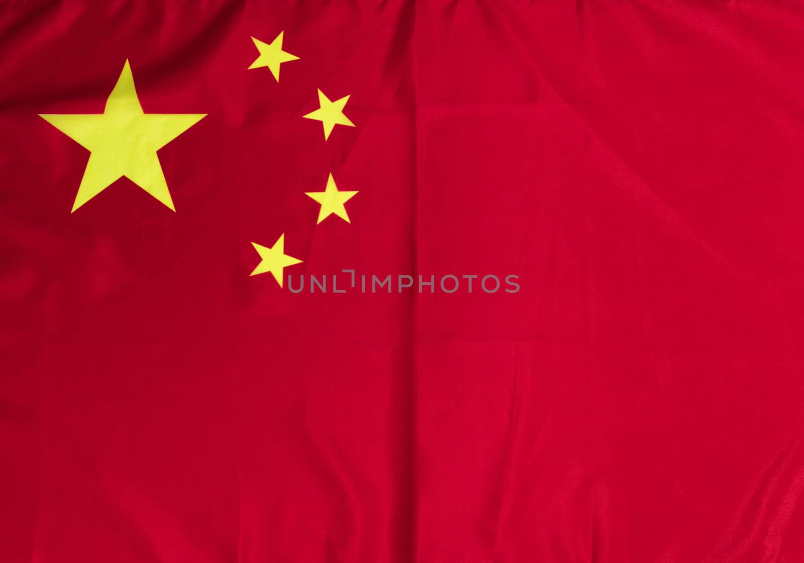 Chinese silk flag waving by tab1962