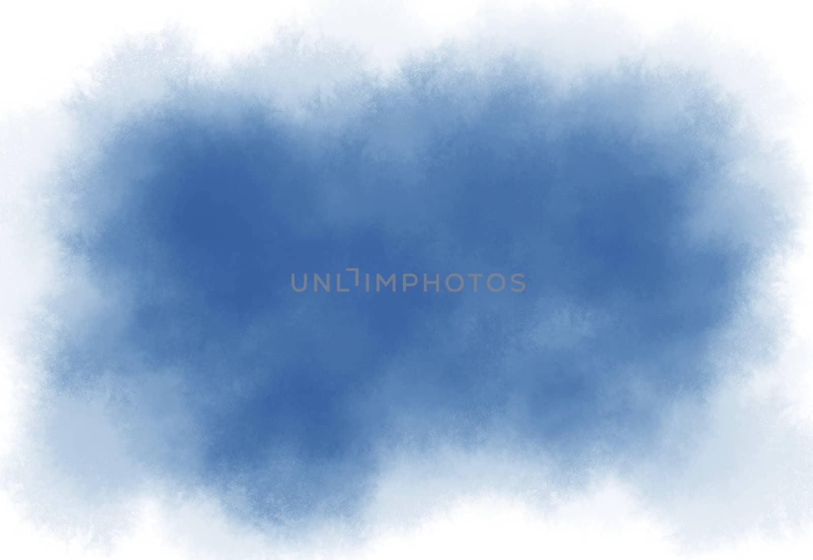 Blue watercolor brush strokes texture background with copy space by Myimagine