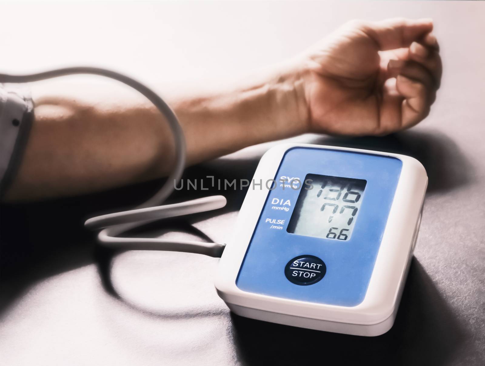 digital blood pressure monitor checked