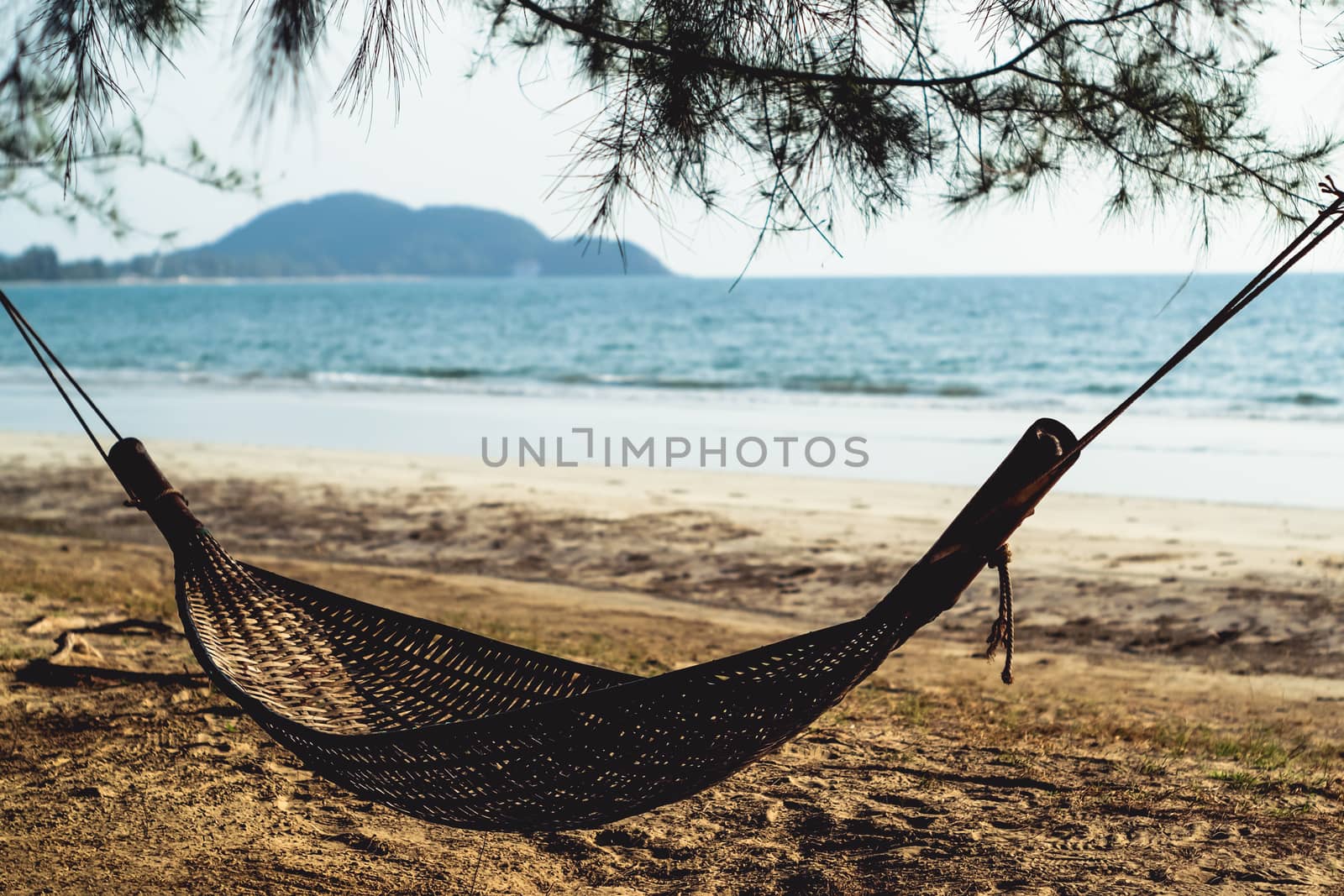 hammock for relaxation on the beach