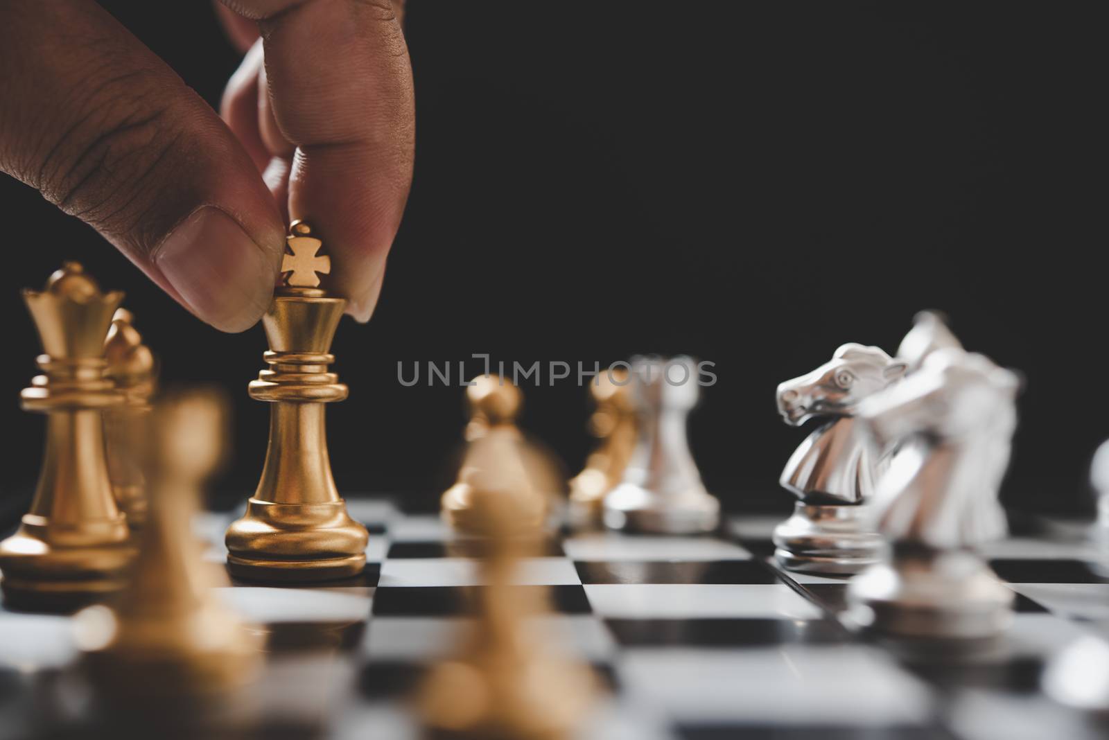 Chess board - A competitive business idea to succeed.