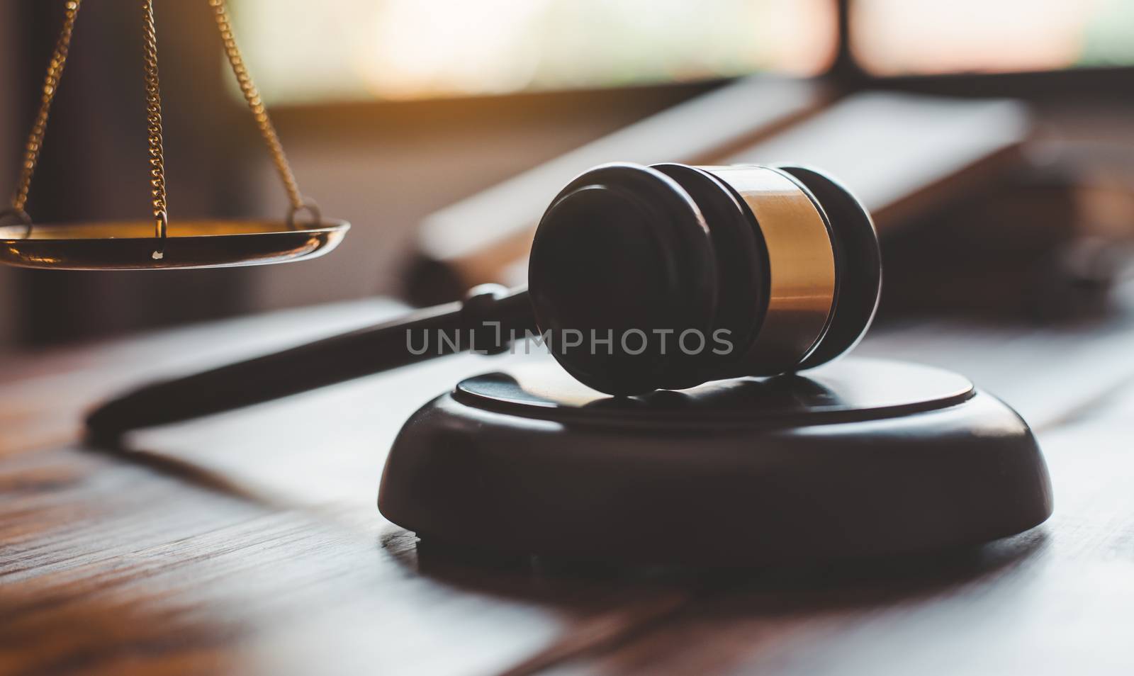 Law theme, mallet of the judge, law enforcement officers, eviden by photobyphotoboy