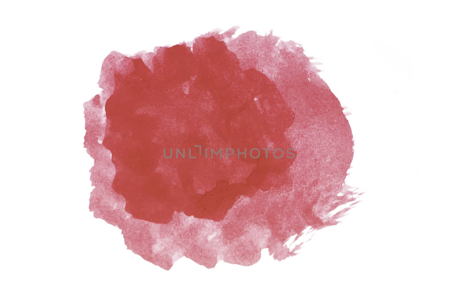 Water Color paint isolate on white background