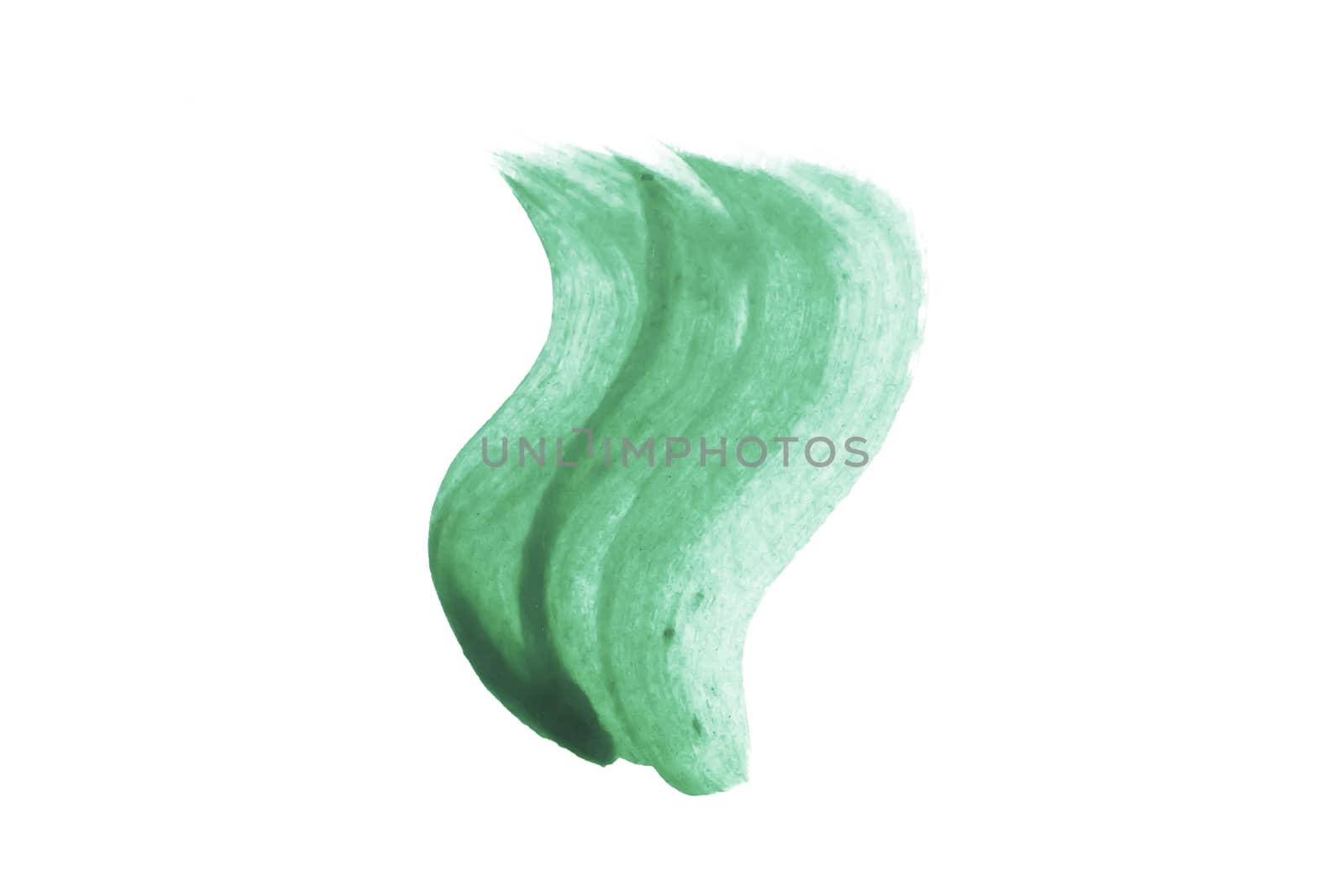 Green water color draw isolate by draftseptember