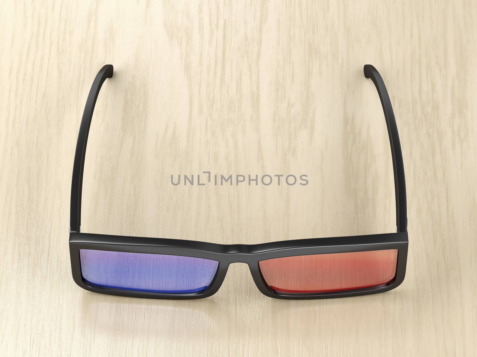 Anaglyph 3D glasses by magraphics