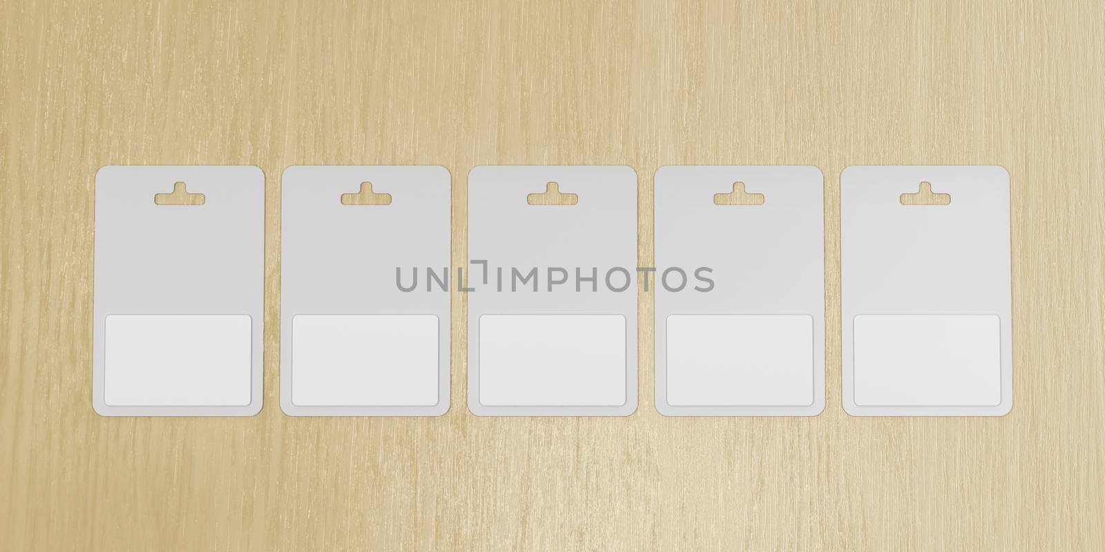 Row with blank gift cards by magraphics