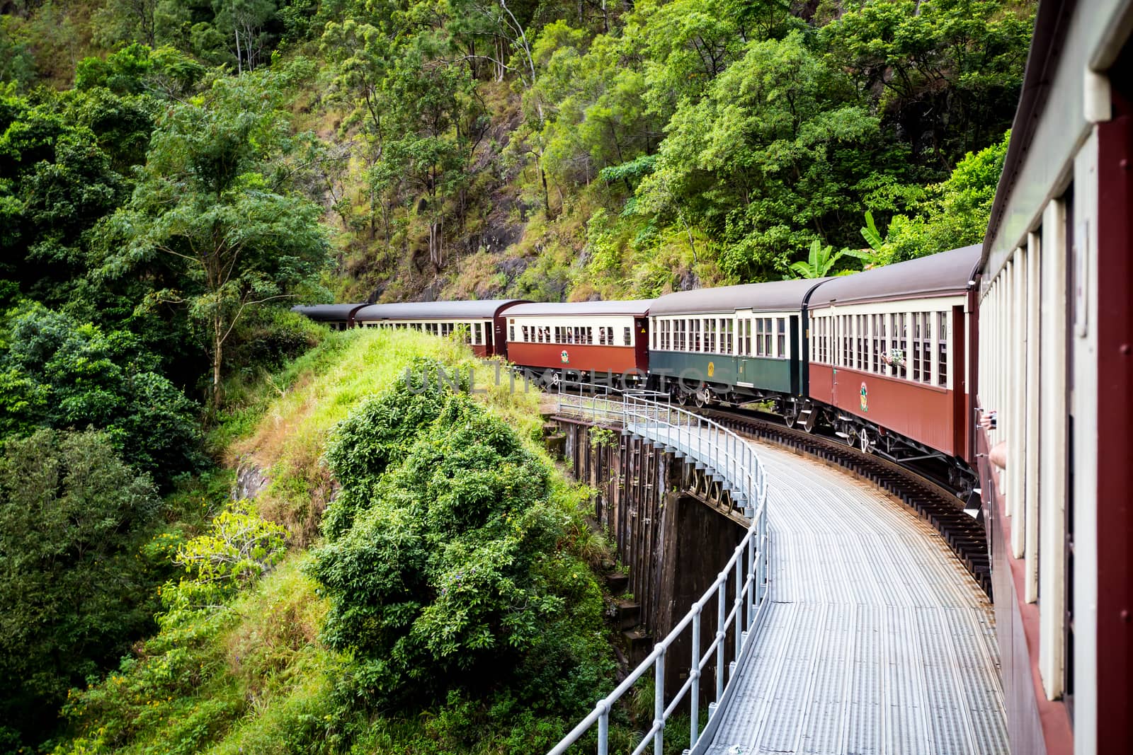 Historic Kuranda Scenic Railway in Australia by FiledIMAGE