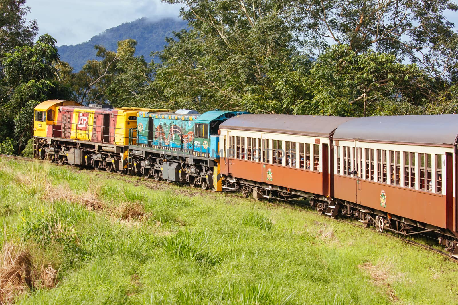 Historic Kuranda Scenic Railway in Australia by FiledIMAGE