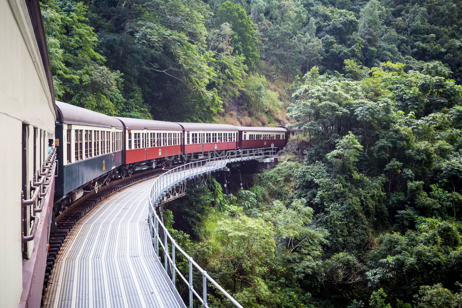 Historic Kuranda Scenic Railway in Australia by FiledIMAGE