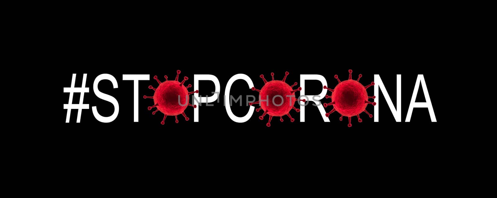 Chalkboard banner of corona virus tags in different colors by MP_foto71