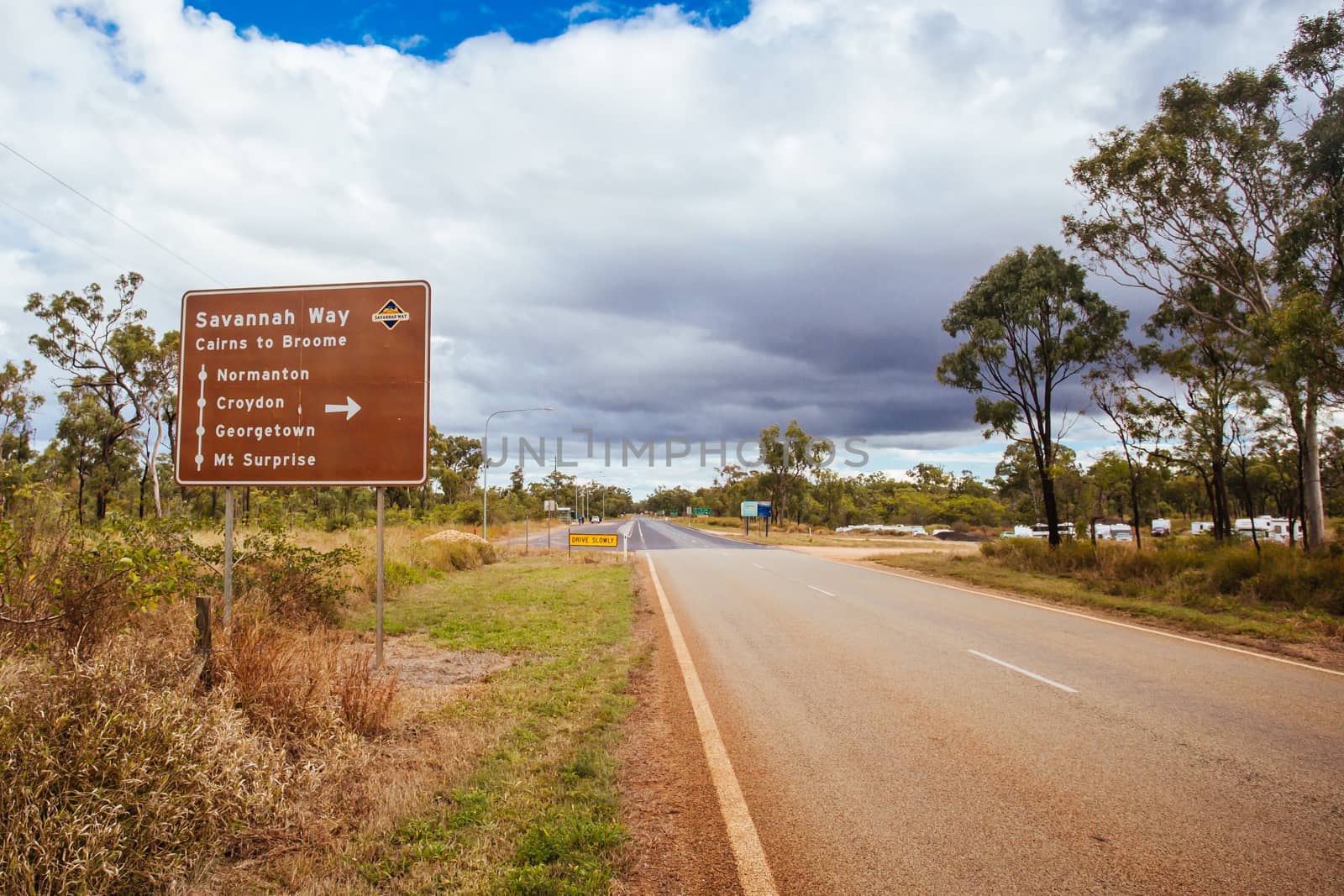 Savannah Hwy Sign in Queensland Australia by FiledIMAGE