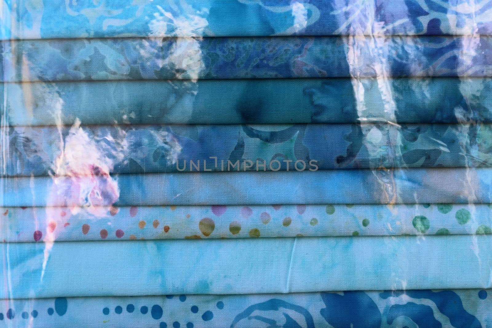 Detailed close up view on samples of cloth and fabrics in differ by MP_foto71