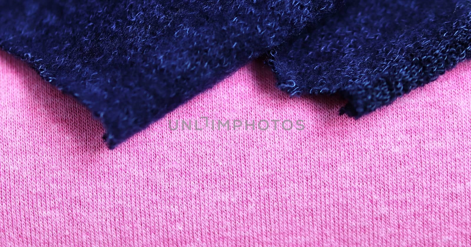 Detailed close up view on samples of cloth and fabrics in differ by MP_foto71