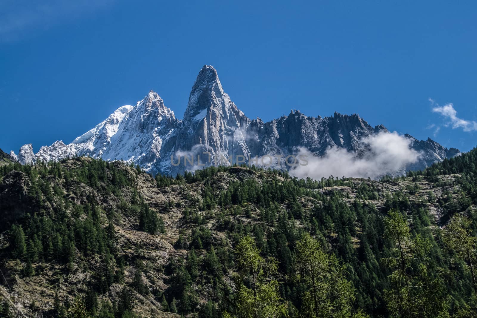 aiguille verte et du dru,chamonix haute savoie,france