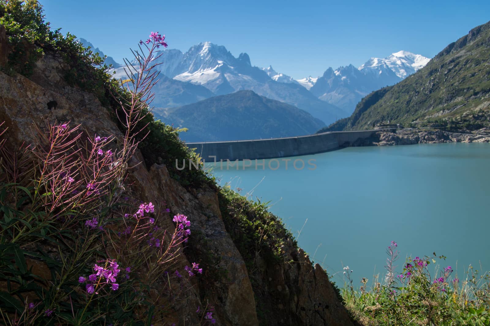 barrage d'emosson,valais,swiss
