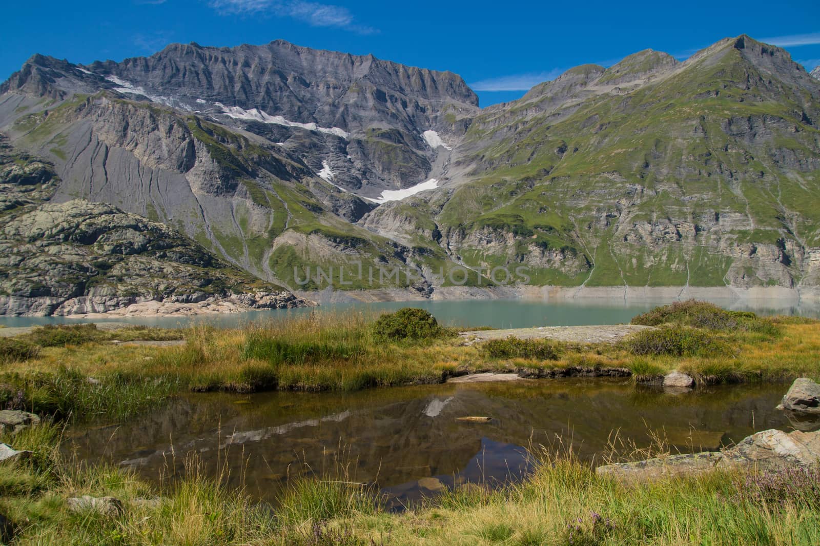barrage d'emosson,valais,swiss