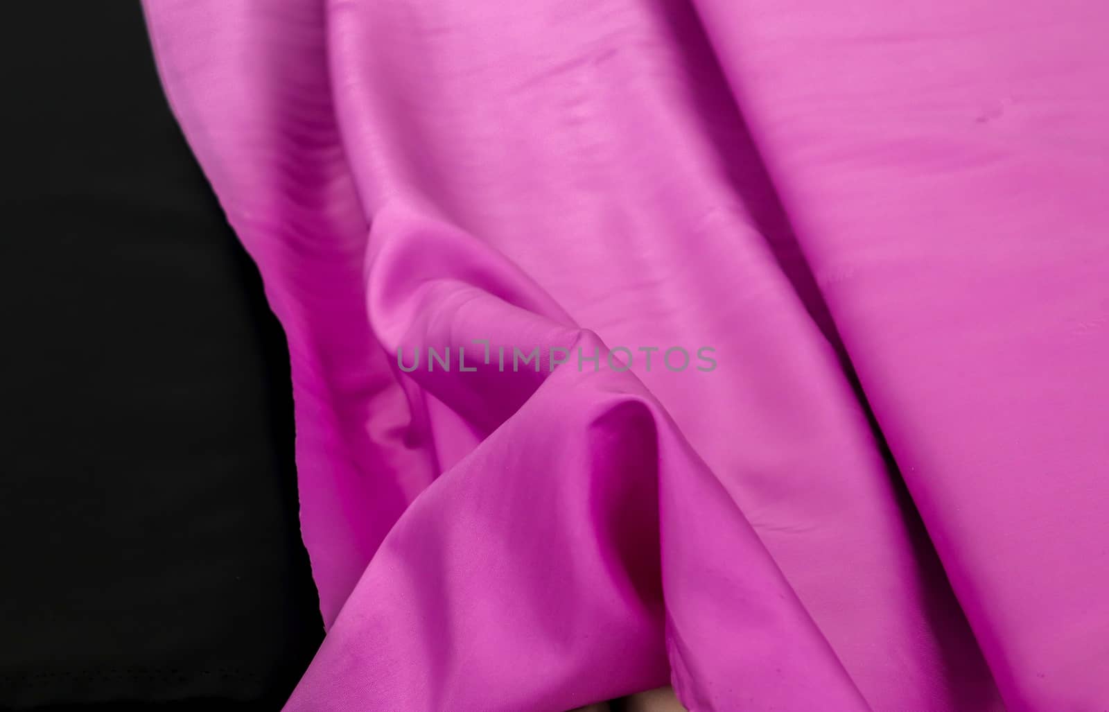 Detailed close up view on samples of cloth and fabrics in differ by MP_foto71