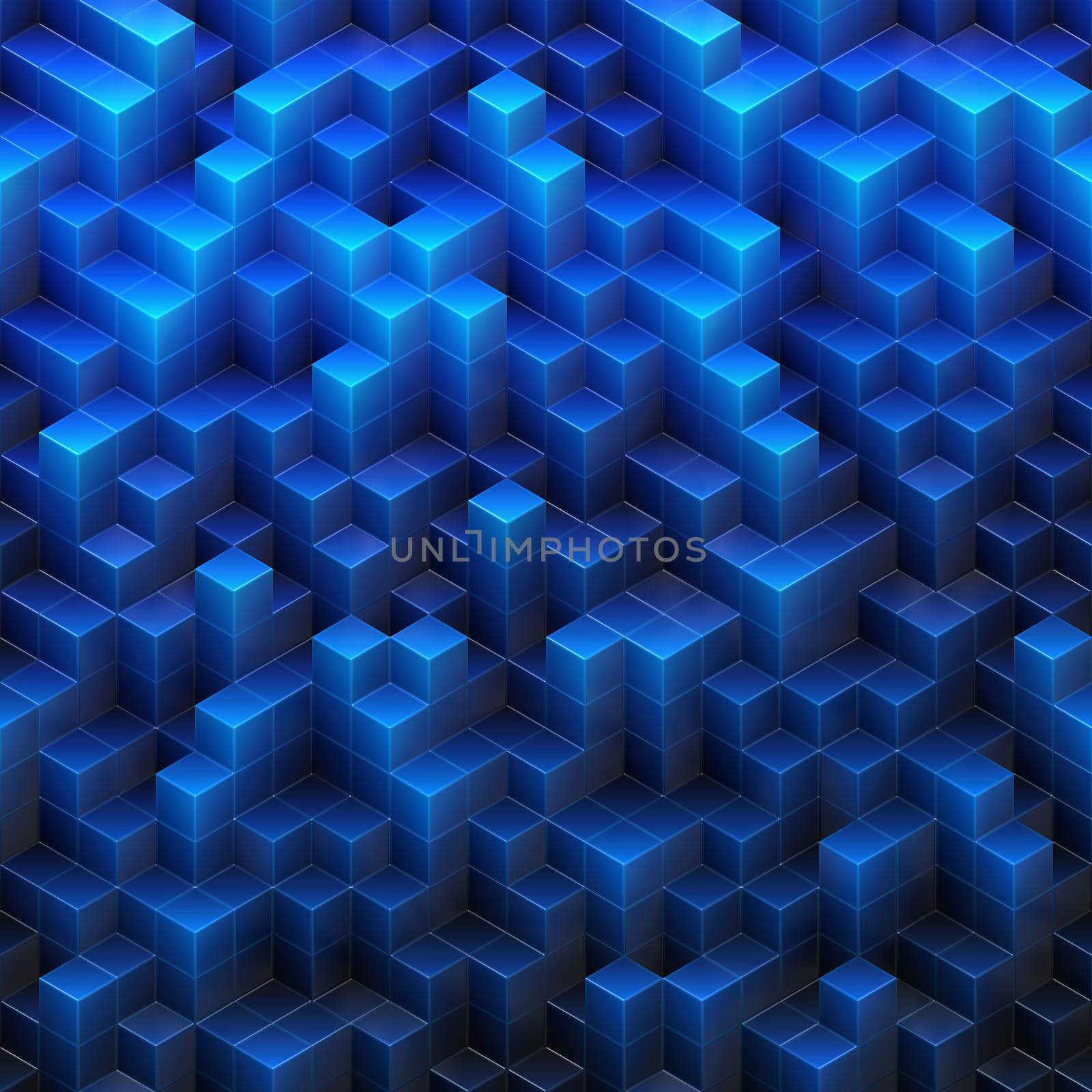 a cube endless background texture 3d illustration