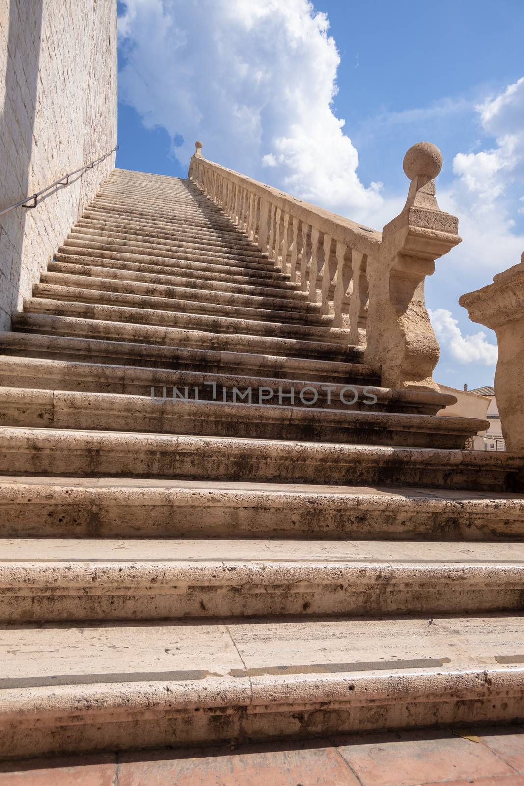 An image of a stairway to heaven Assisi in Italy