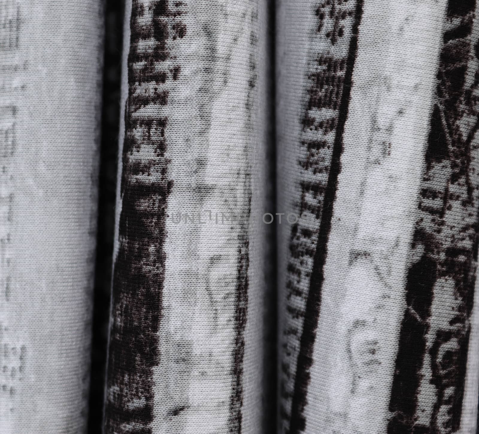 Detailed close up view on samples of cloth and fabrics in differ by MP_foto71