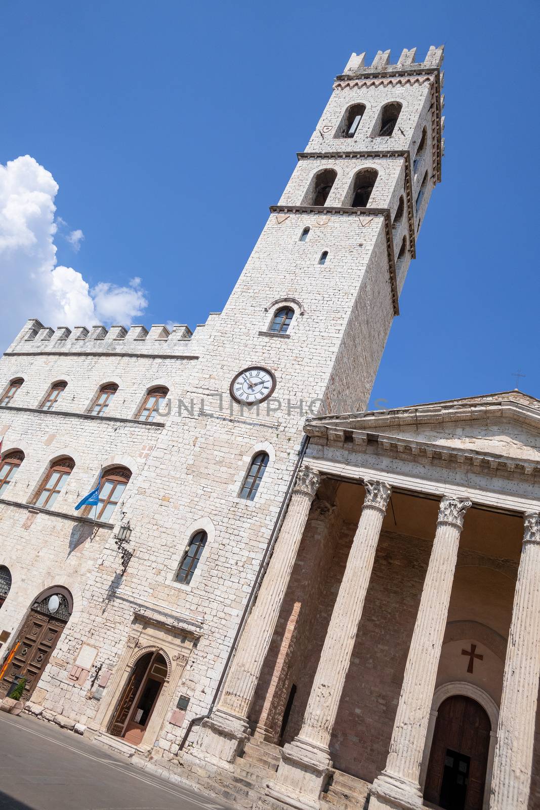 An image of the church of Assisi in Italy