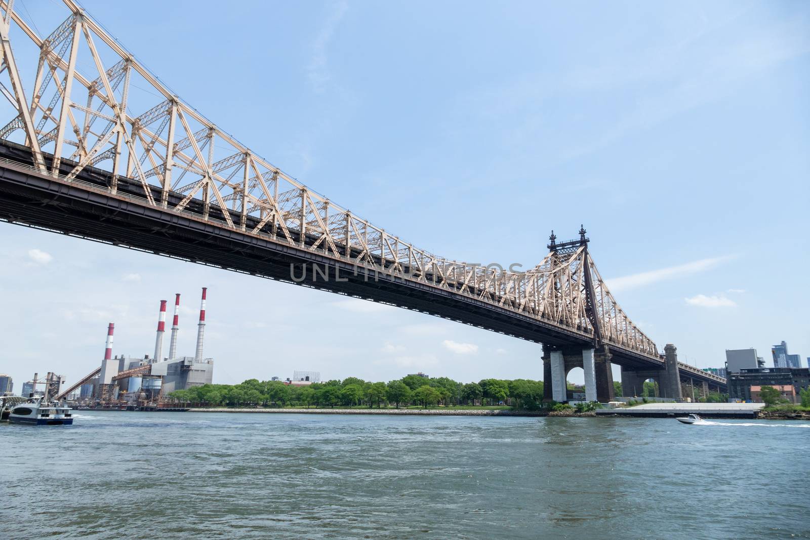 Queensboro Bridge and the Ravenswood power plant by magann