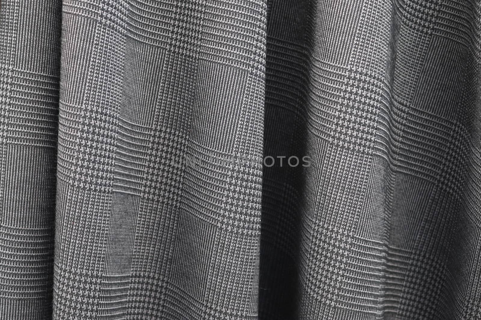 Detailed close up view on samples of cloth and fabrics in differ by MP_foto71