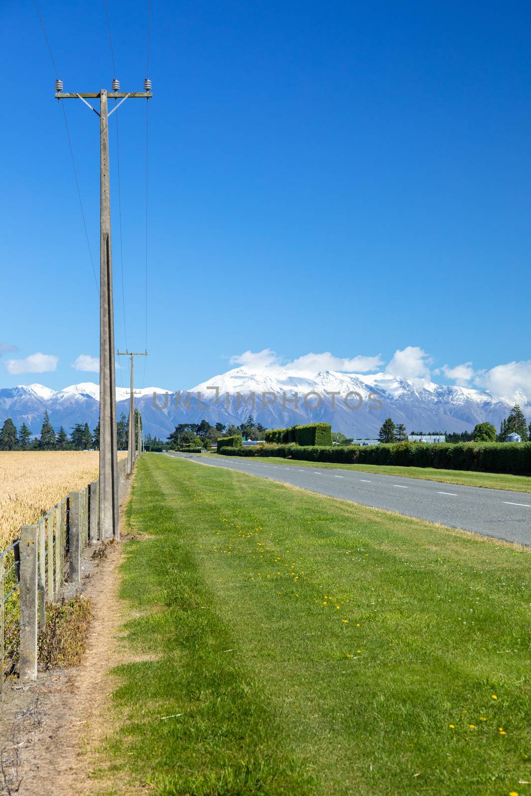 An image of Mount Taylor and Mount Hutt scenery in south New Zealand scenery in south New Zealand