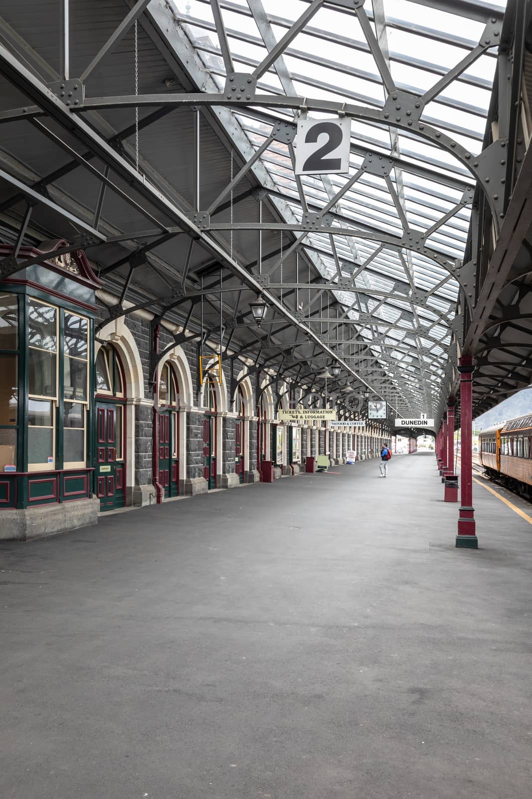 railway station of Dunedin south New Zealand by magann