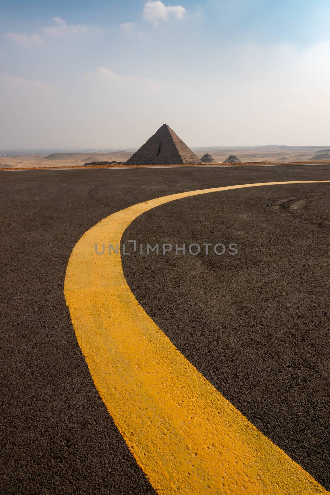 Pyramids at Giza Cairo Egypt by magann