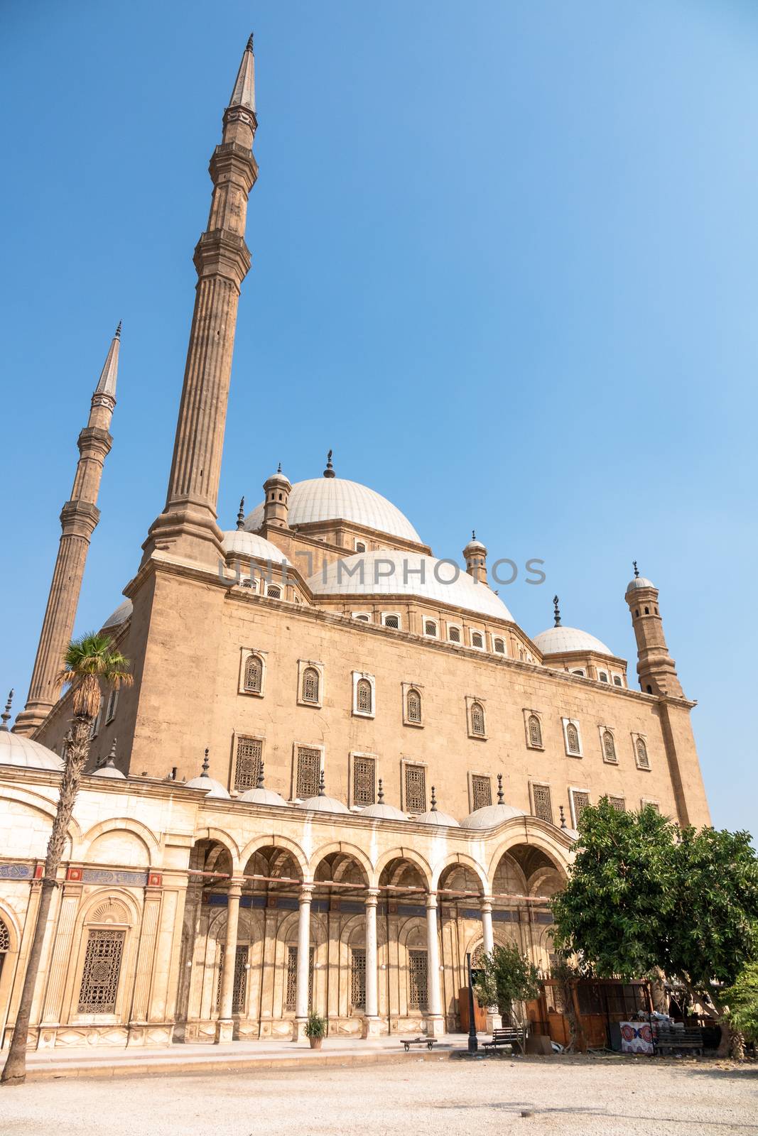 An image of the Mosque of Muhammad Ali in Cairo Egypt at daytime