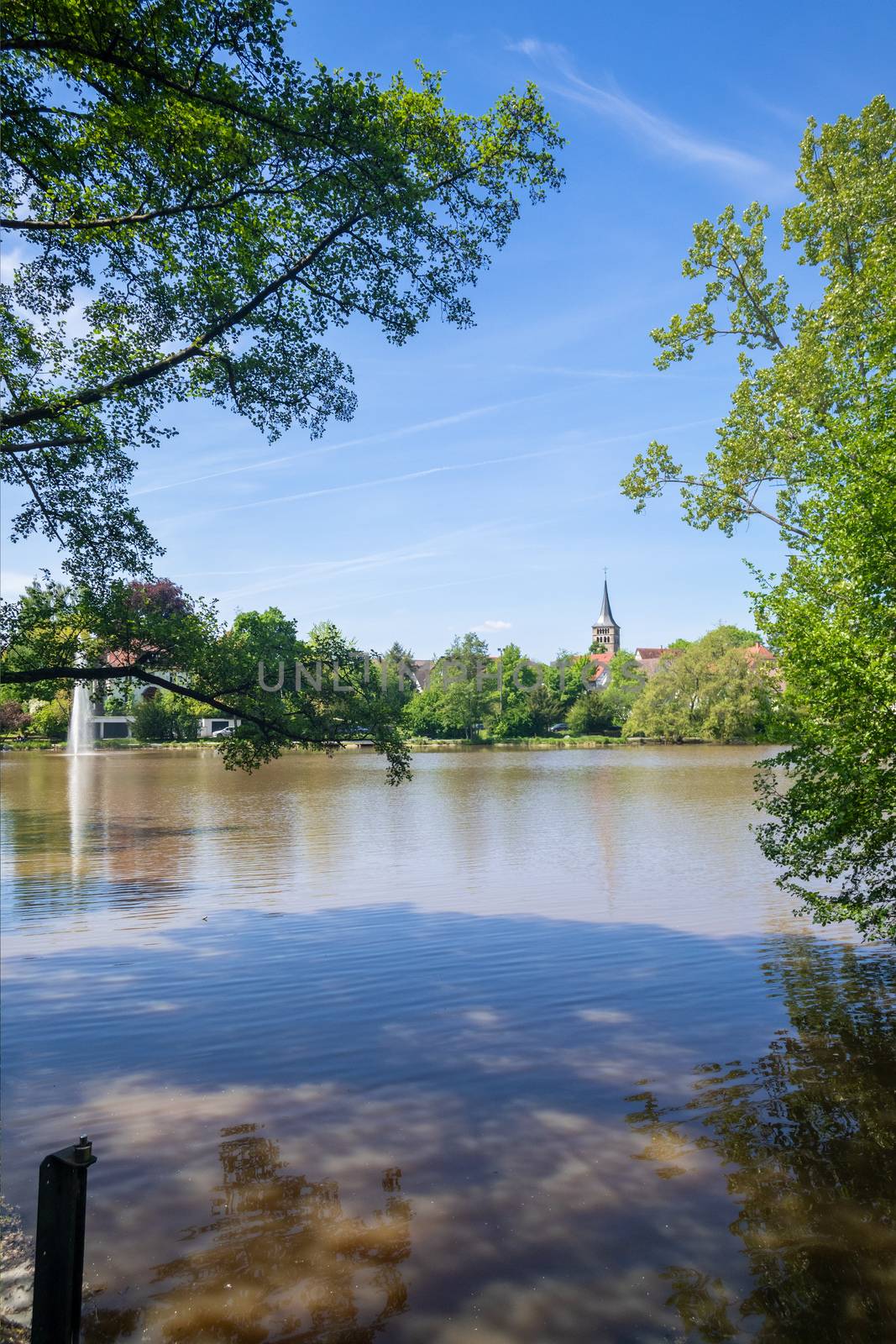 cloister lake in Sindelfingen Germany by magann