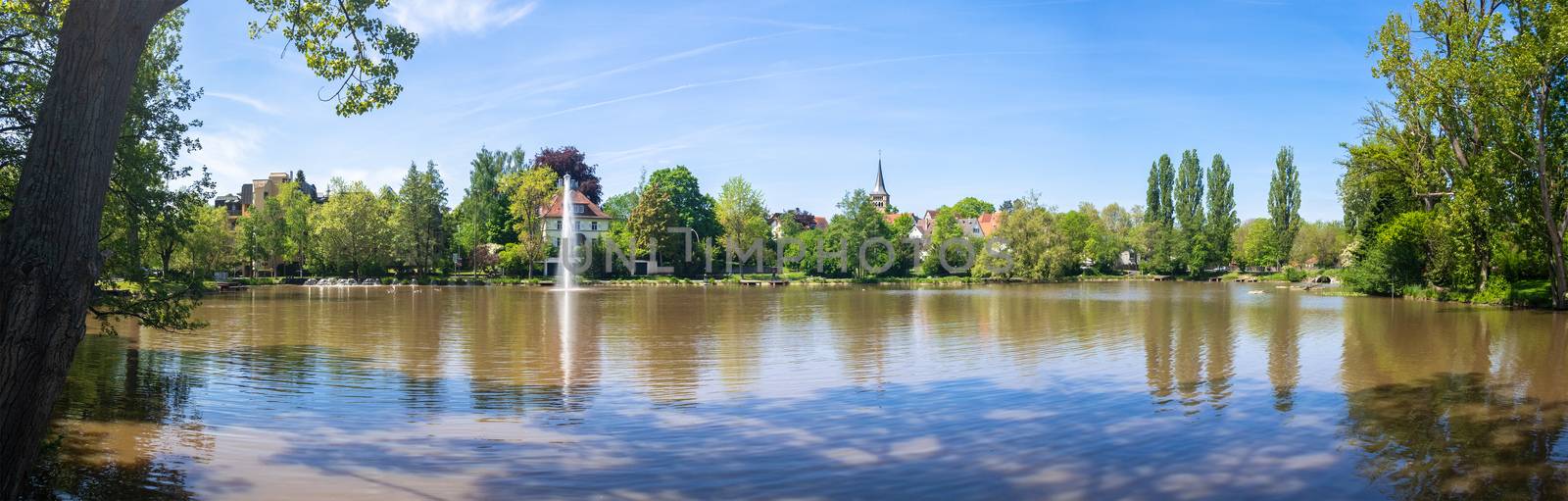 An image of the cloister lake in Sindelfingen Germany