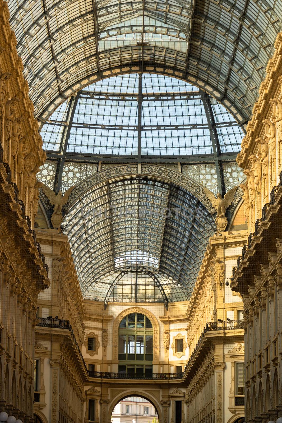 An image of the Gallery Vittorio Emanuele II in Milan Italy