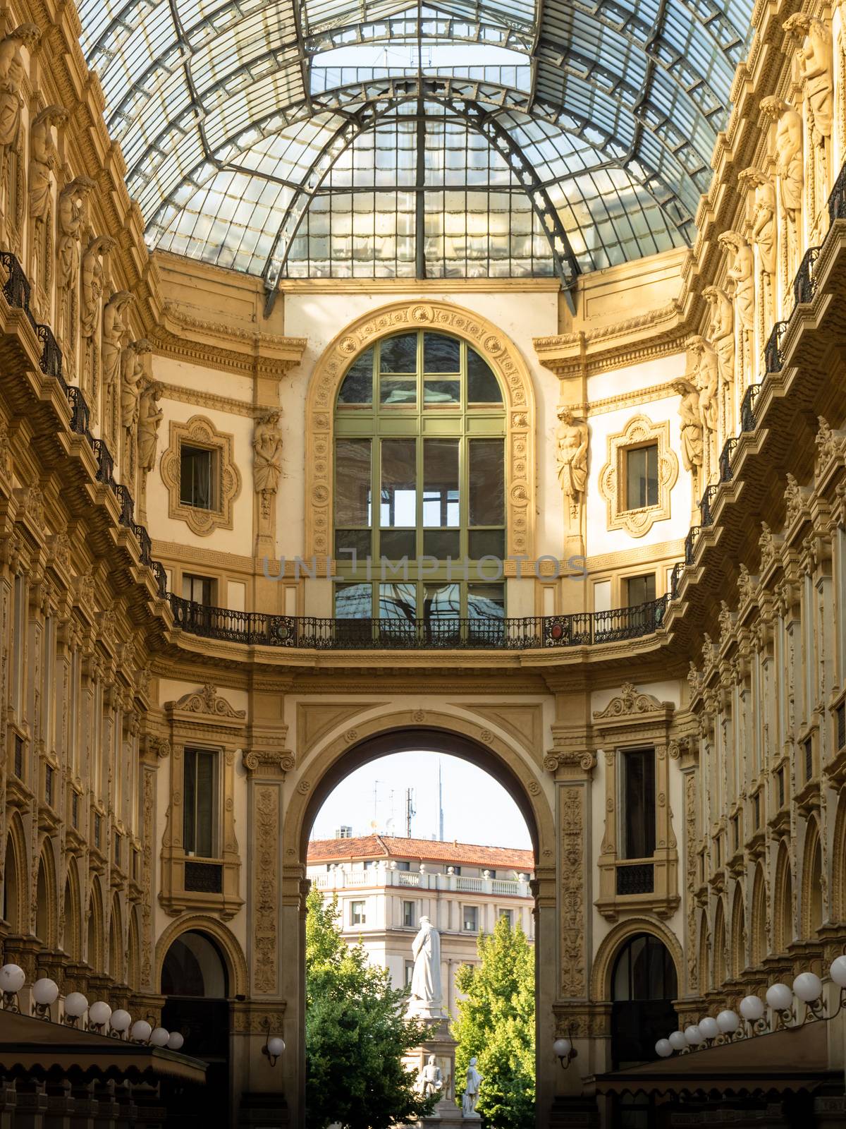 An image of the Gallery Vittorio Emanuele II in Milan Italy