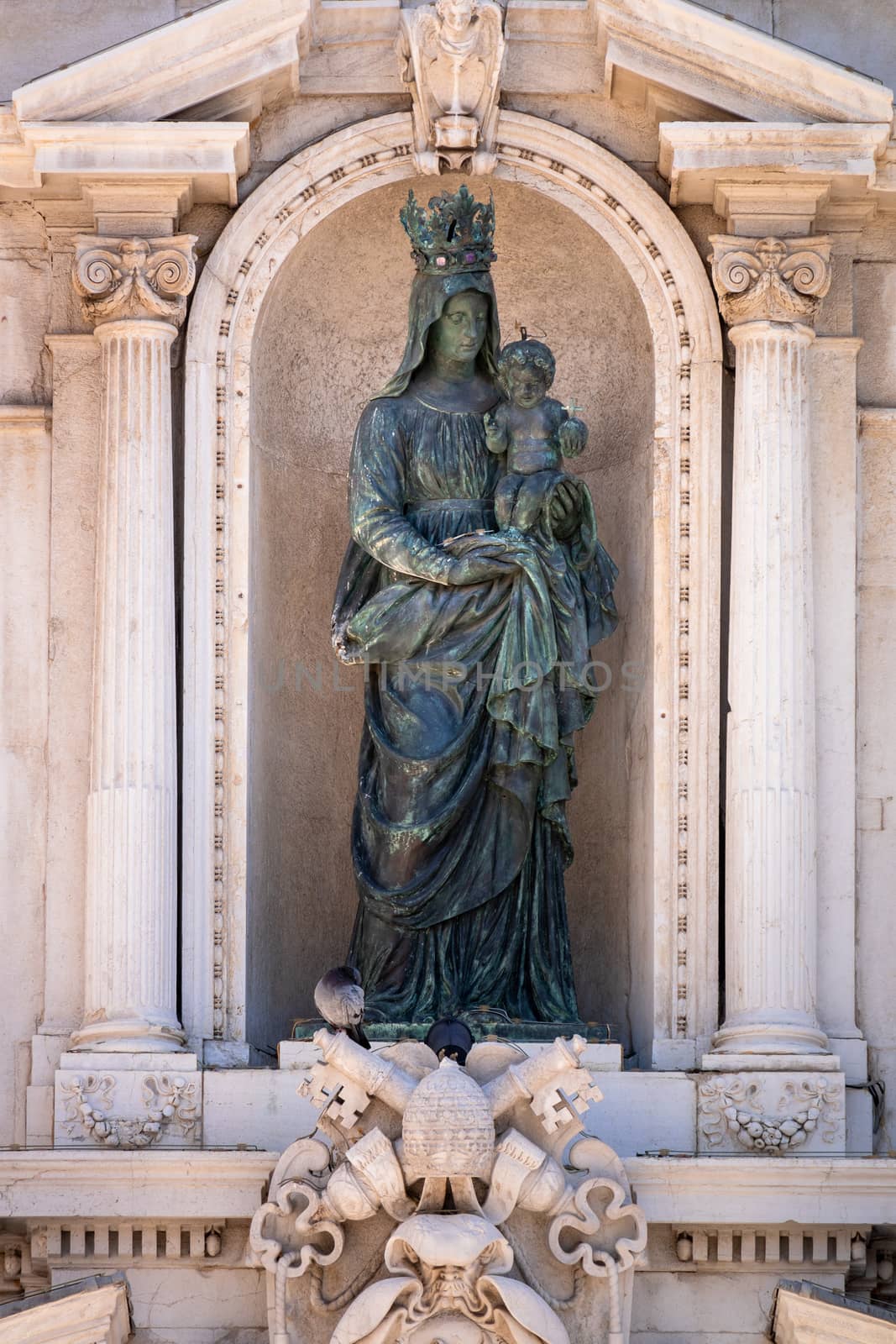 details of the Basilica della Santa Casa in Italy Marche by magann