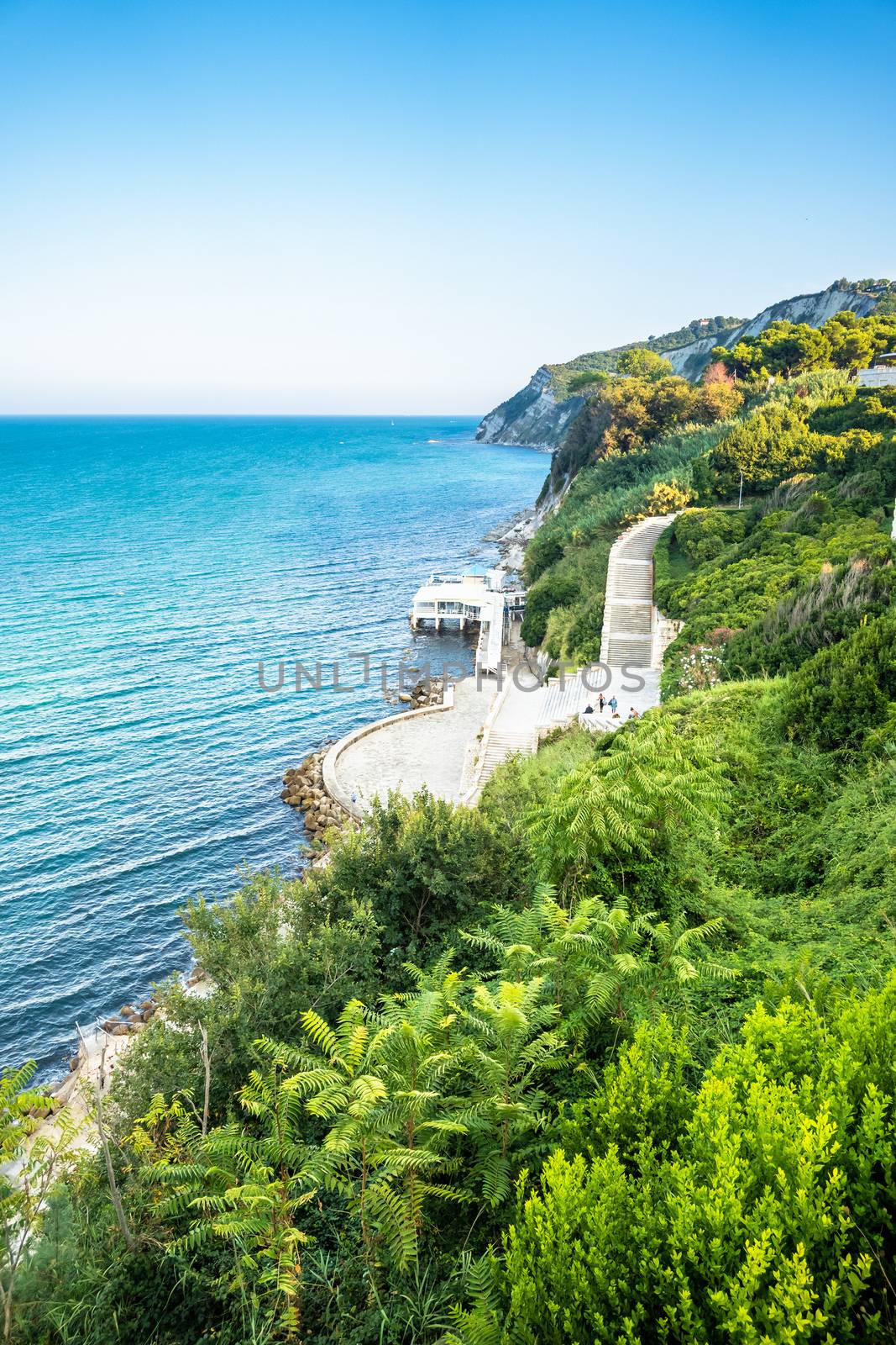 An image of a view to the sea at Ancona, Italy