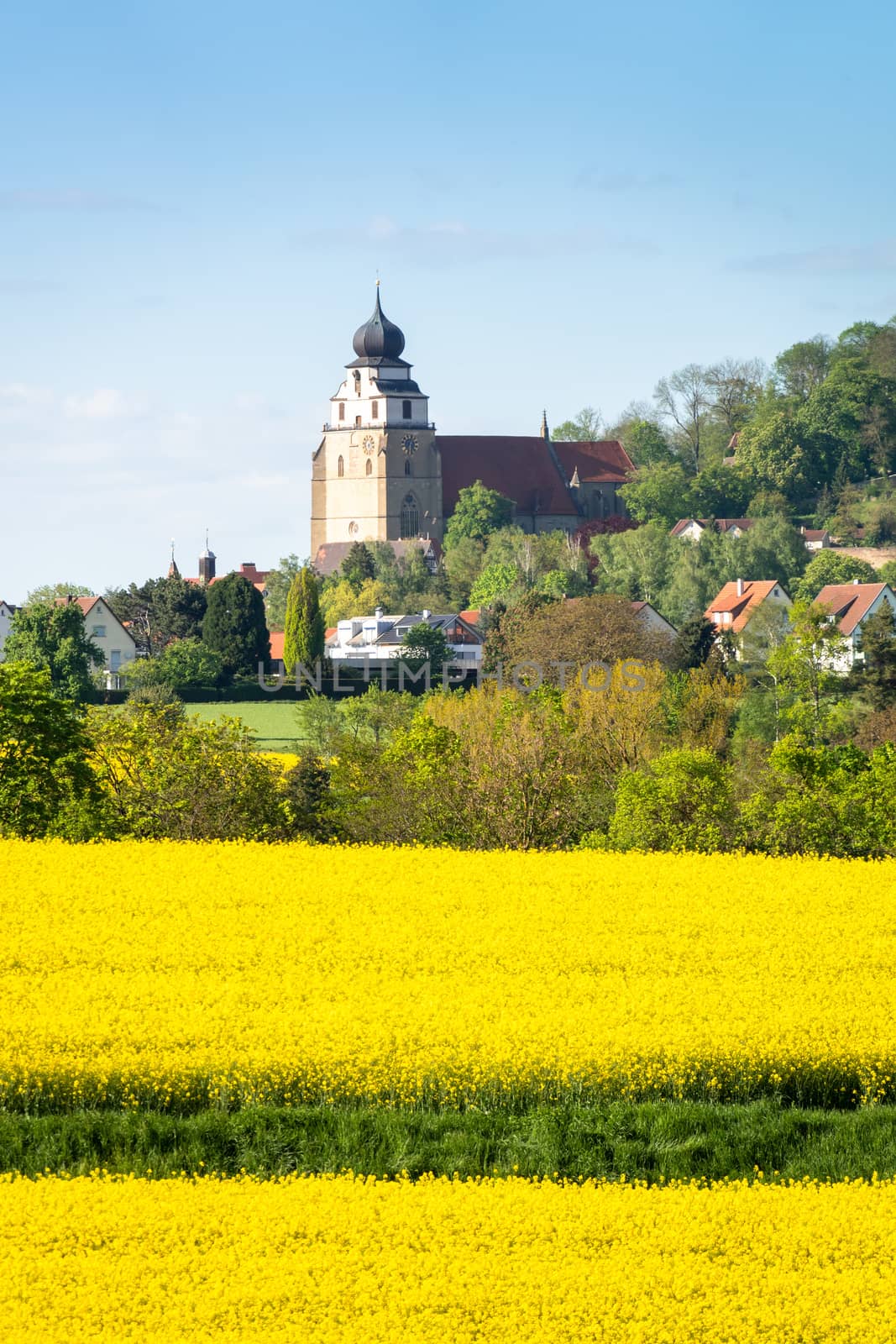 An image of the church at Herrenberg south Germany