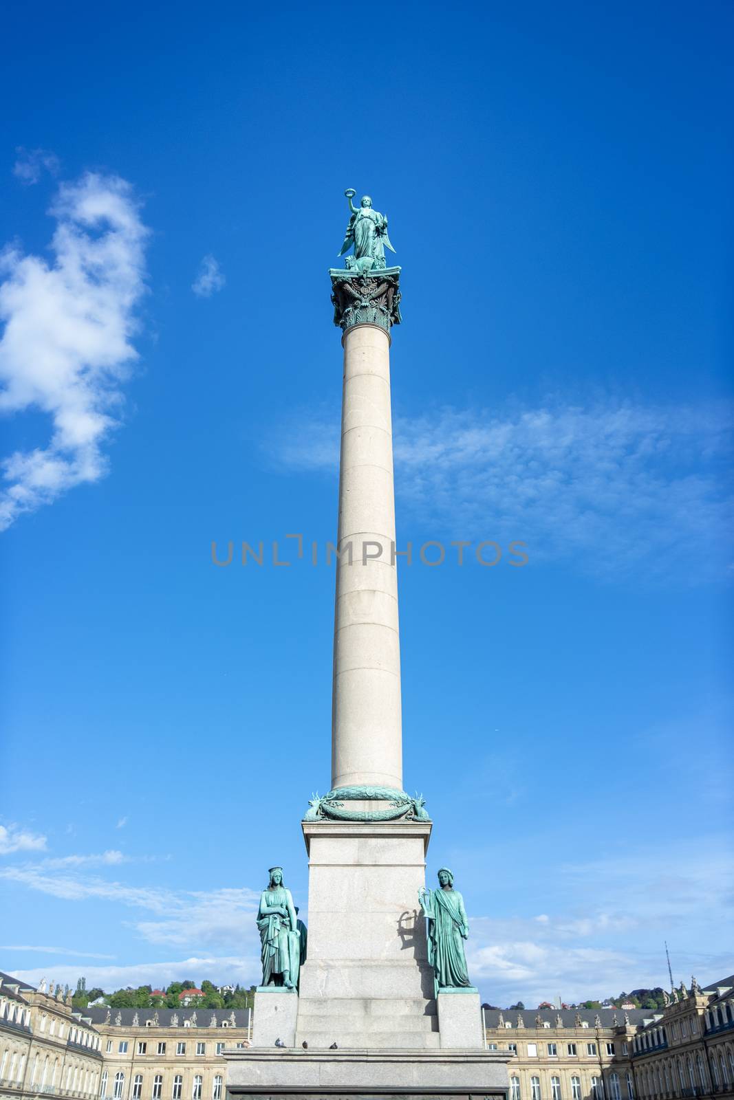 An image of the anniversary column for Wilhelm I. King of Wuerttemberg, Stuttgart Germany