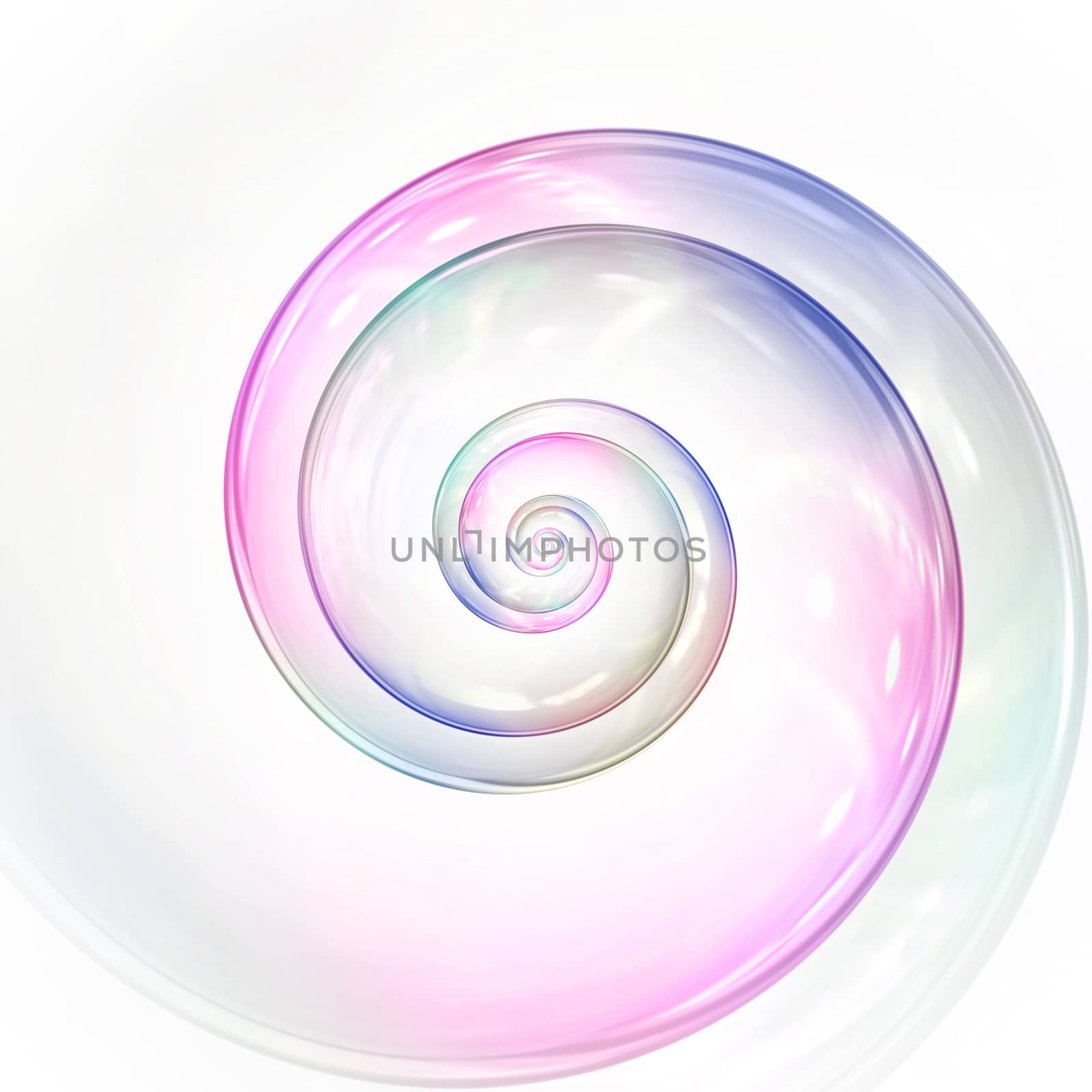 soap bubble colors spiral background illustration by magann