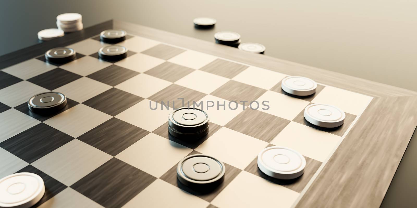 draughts game board by magann