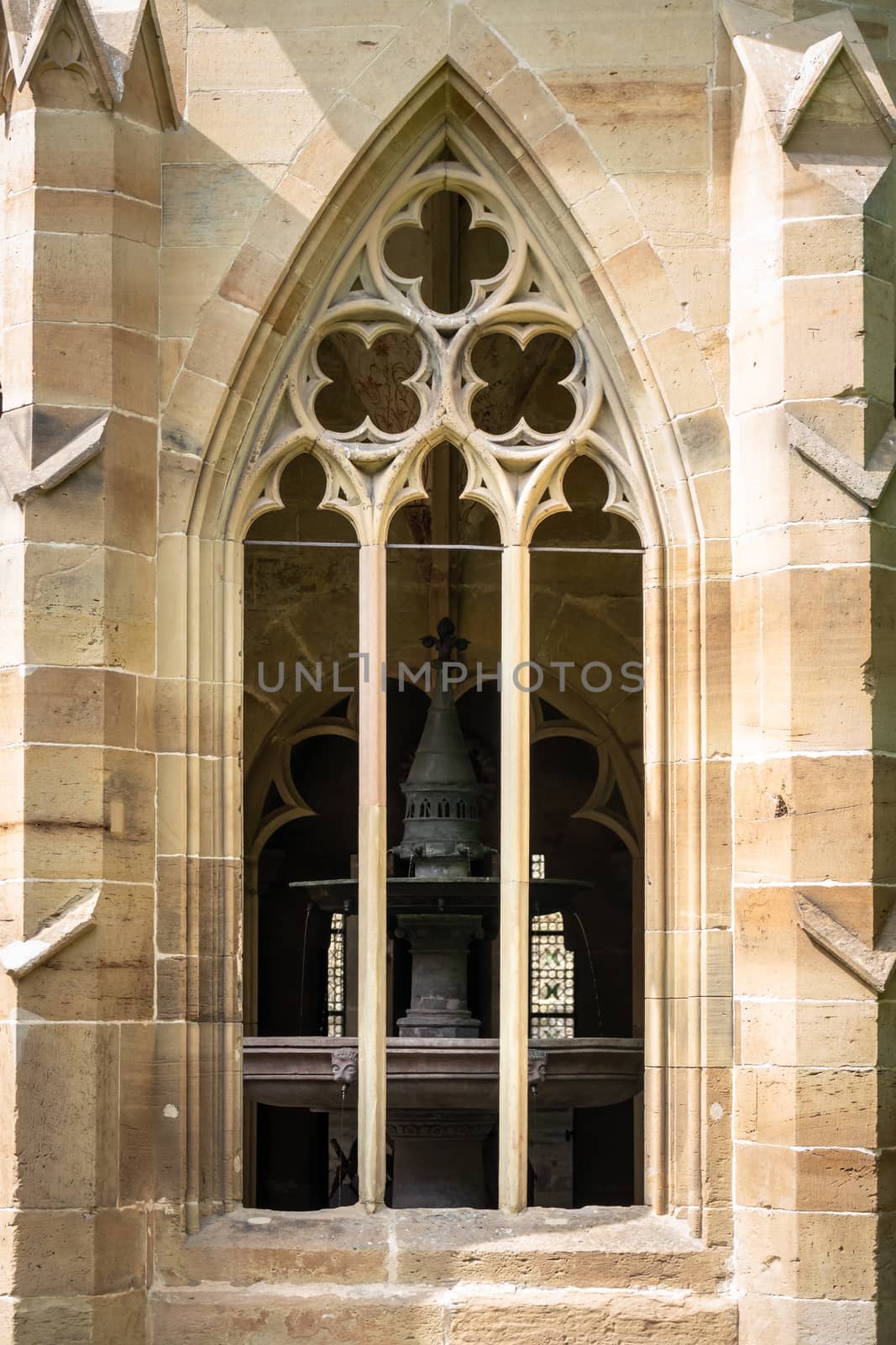 An image of a window of the monastery Maulbronn south Germany