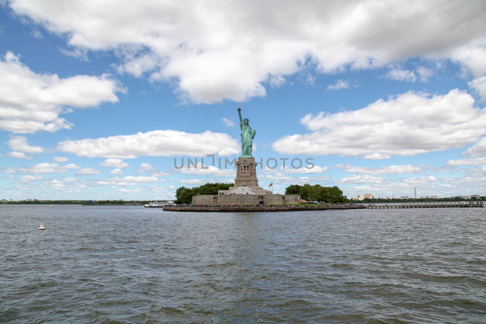The Statue of liberty is famous  in New York ,USA. by pumppump