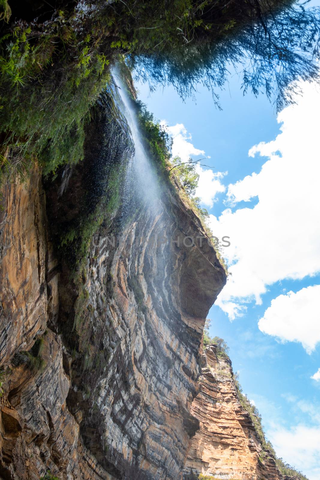 waterfall at the Blue Mountains Australia by magann