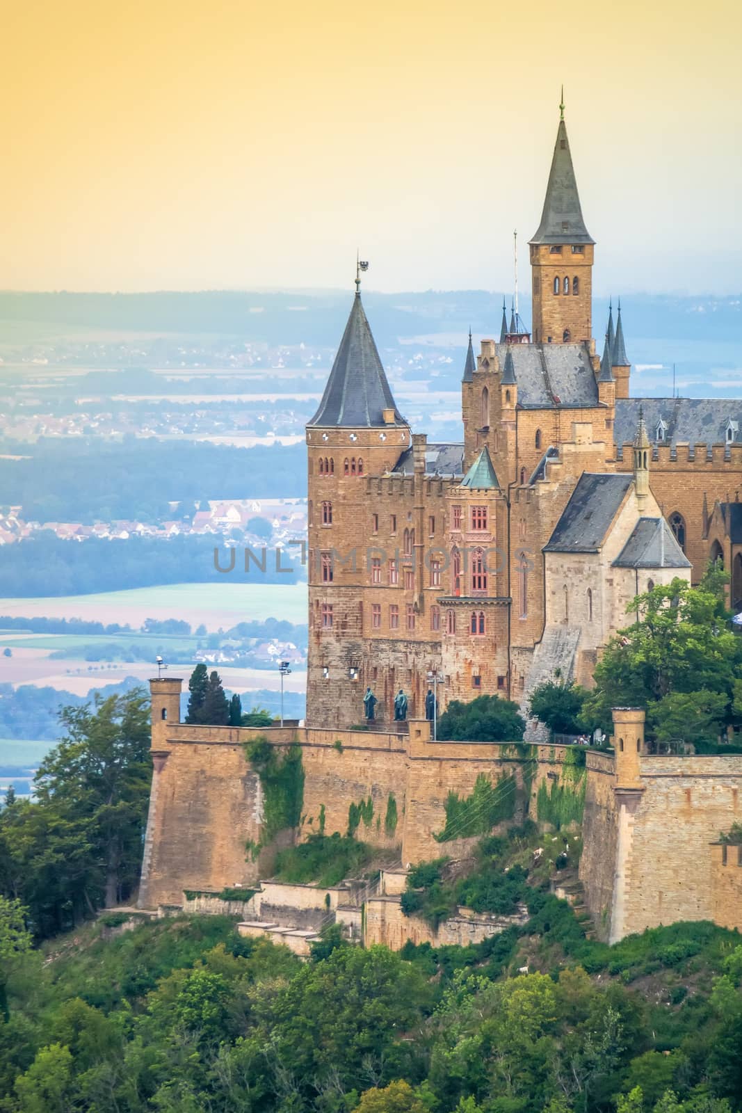 An image of the Castle Hohenzollern in south Germany