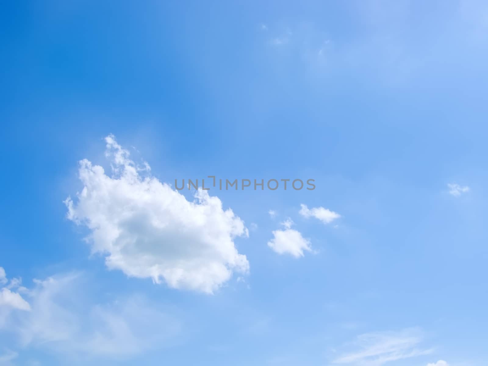 An image of a blue sky background texture